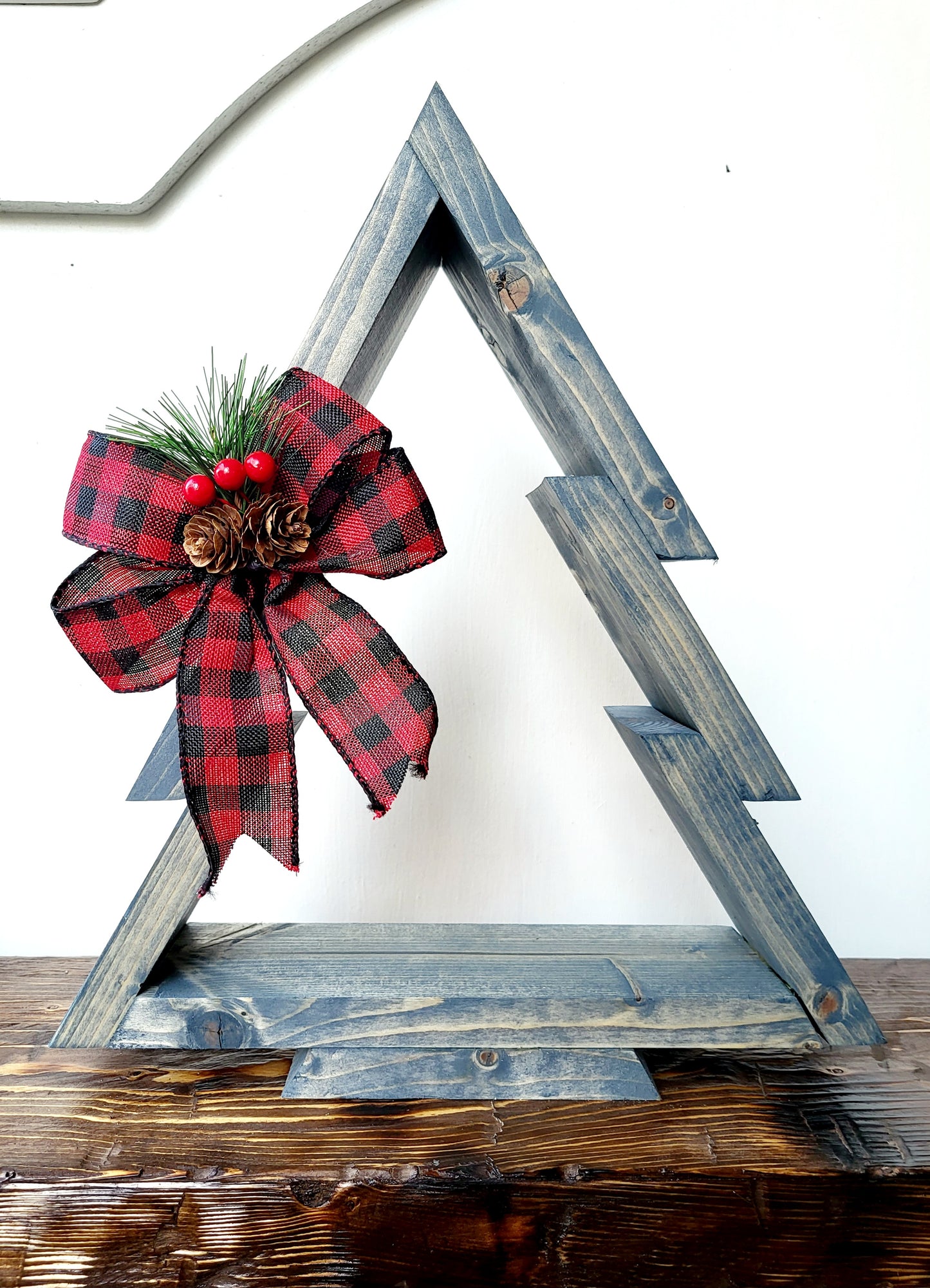 Wood Christmas Tree Decor