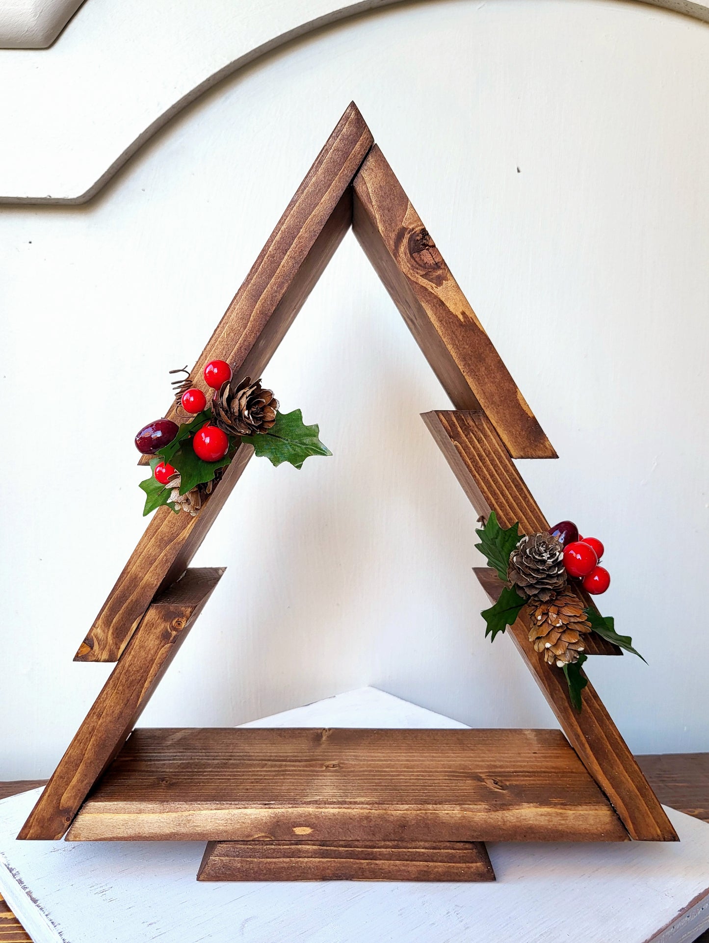 Wood Christmas Tree Decor