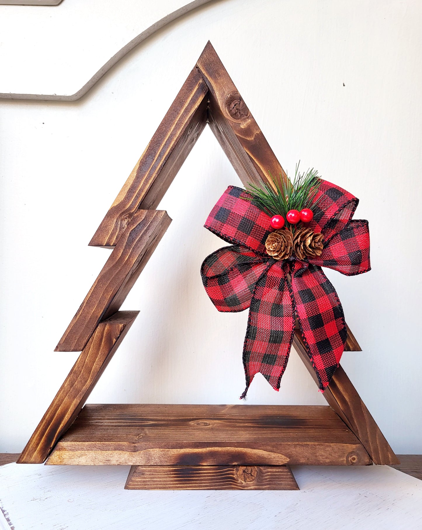 Wood Christmas Tree Decor