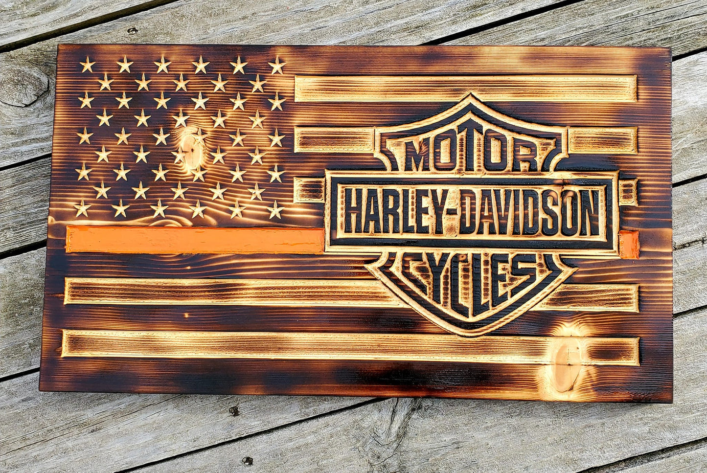 Harley American Flag