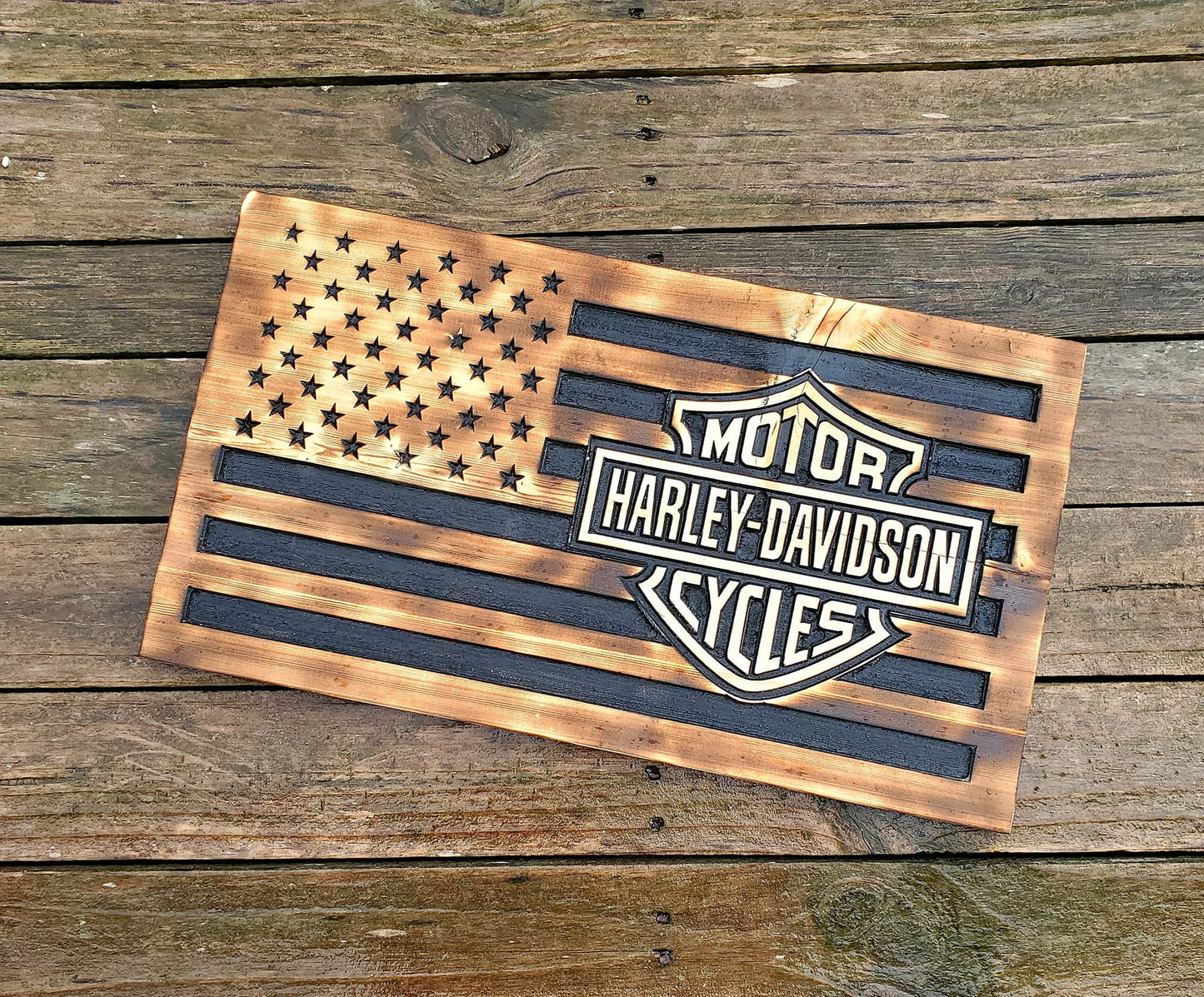 Harley American Flag