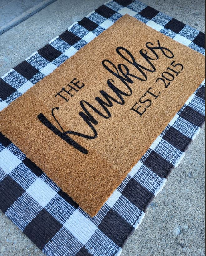 Personalized Door Mats