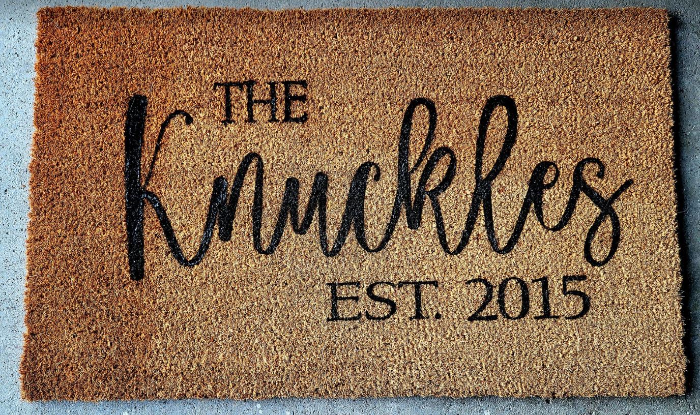 Personalized Door Mats